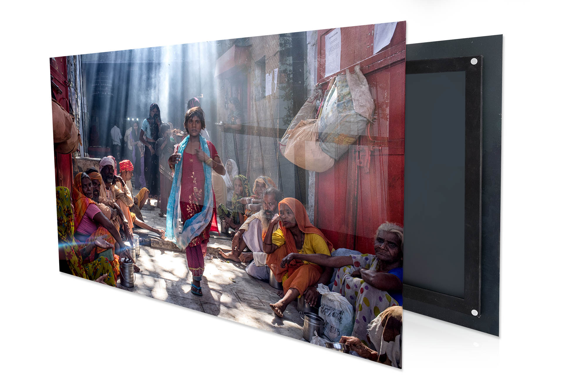  HD PICTURE CANVAS IN FRAME WITH POLISHED PLEXIGLASS