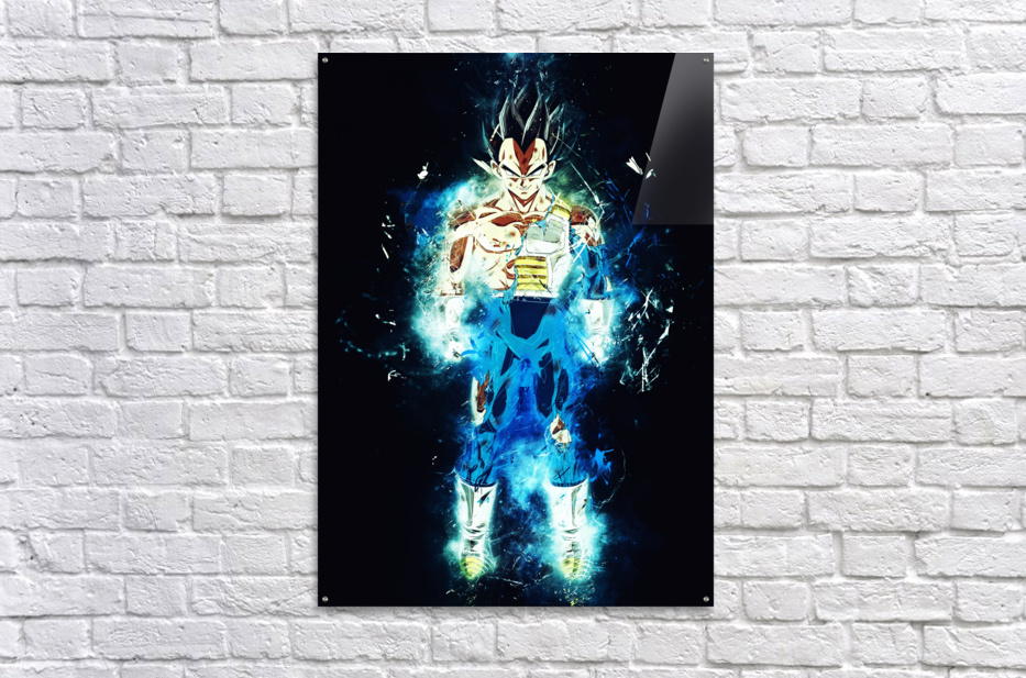 ultra ego vegeta Canvas Print by mikelaurydraw