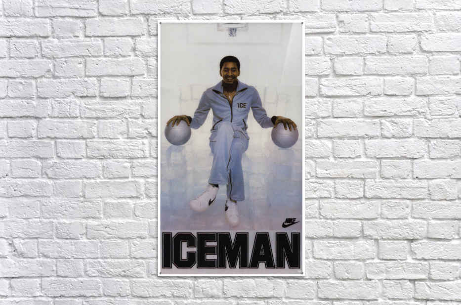 piloot Top baard 1982 Nike George Gervin Iceman Poster - Row One Brand
