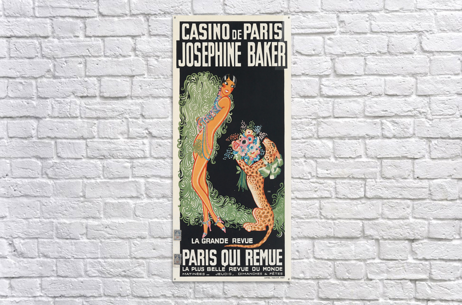 Josephine Baker Casino De Paris Burlesque Show Photo A0,A1,A2,A3,A4 Poster