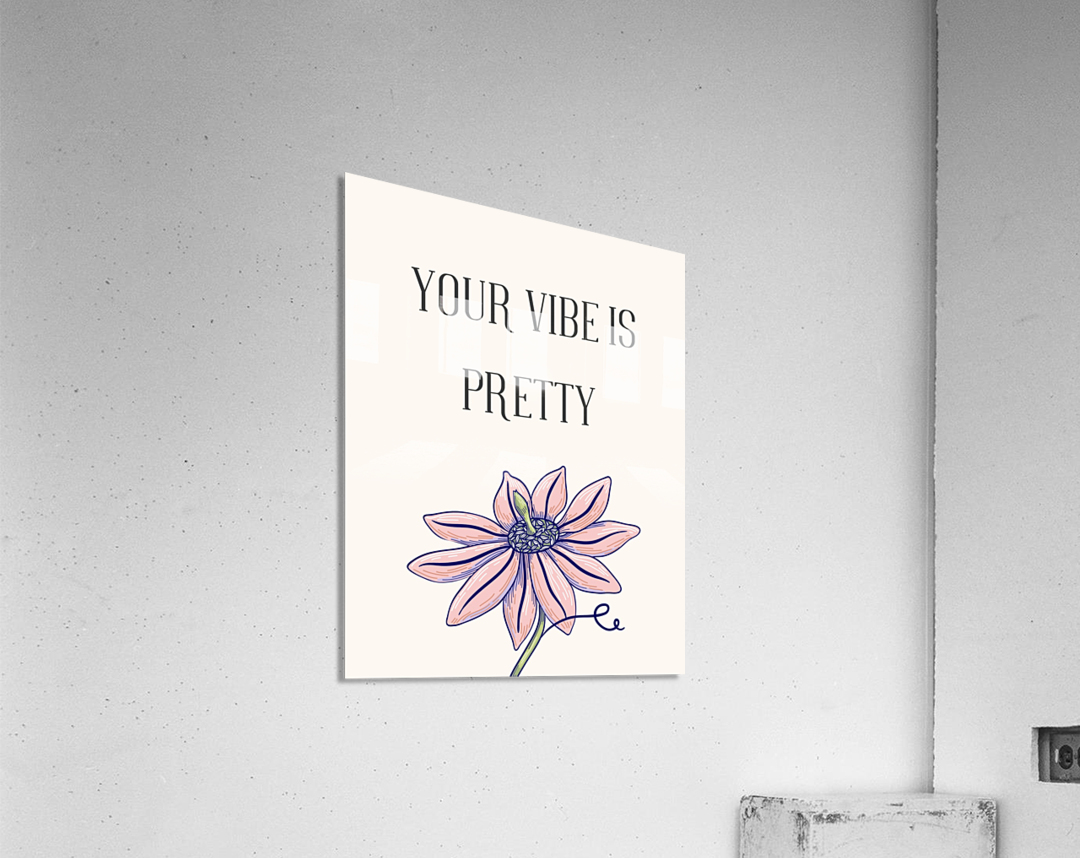 Her vibe is pretty quote | Poster