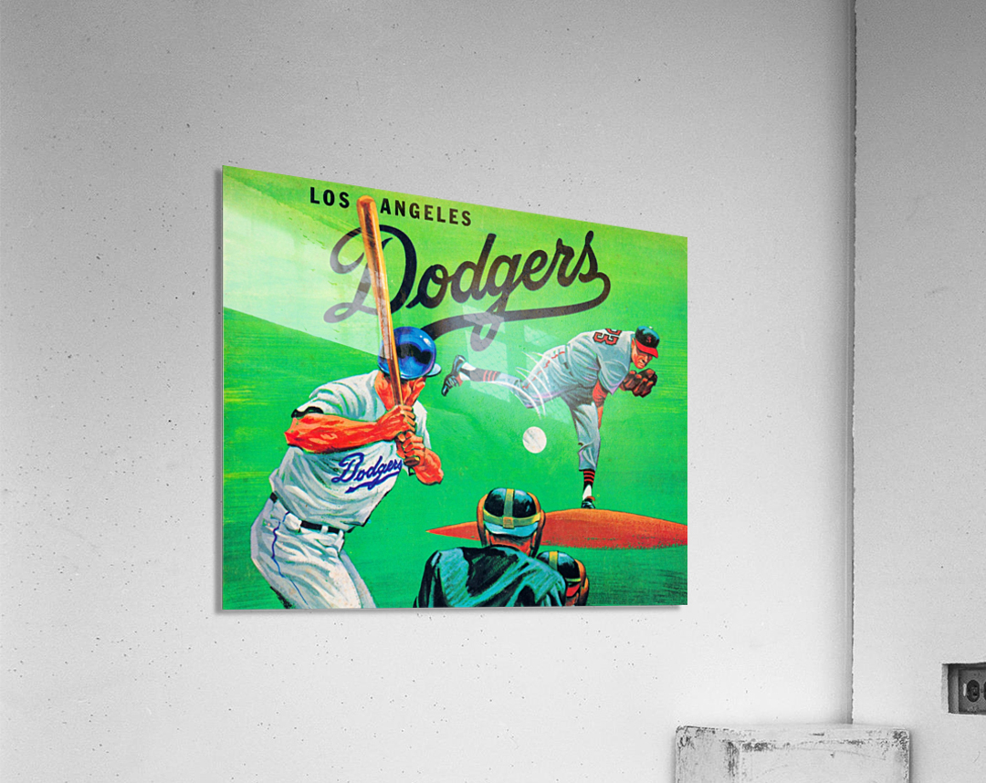 Los Angeles Dodgers Signed Wall Art, Collectible Dodgers Wall Art