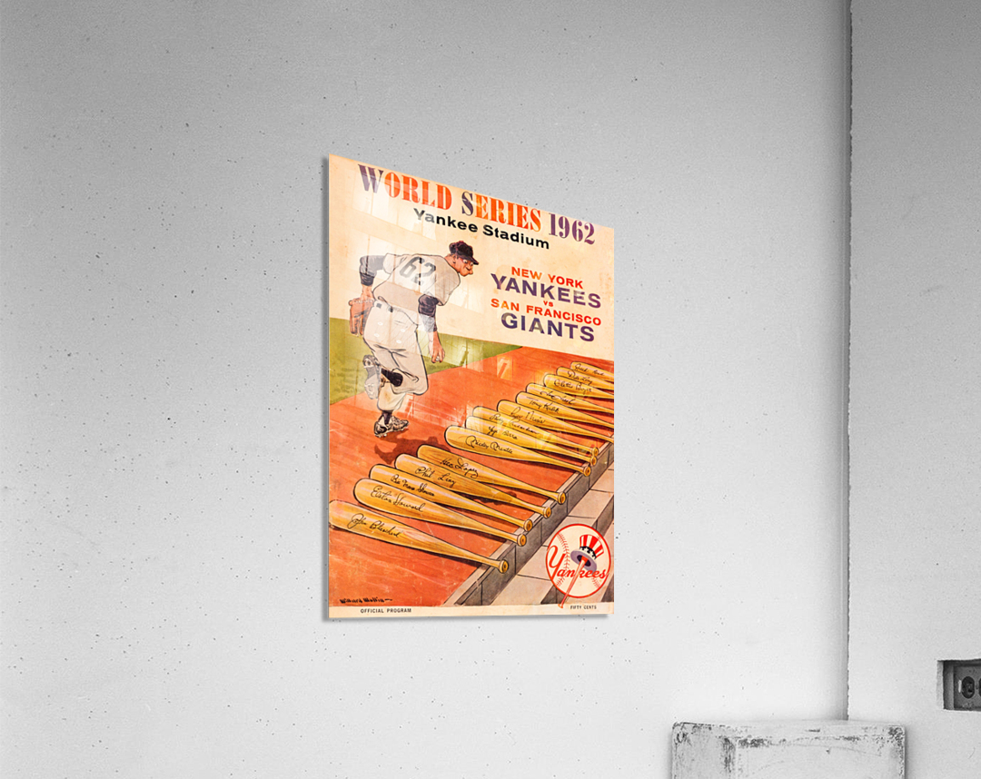 1961 World Series New York Yankees Official Program and 1962