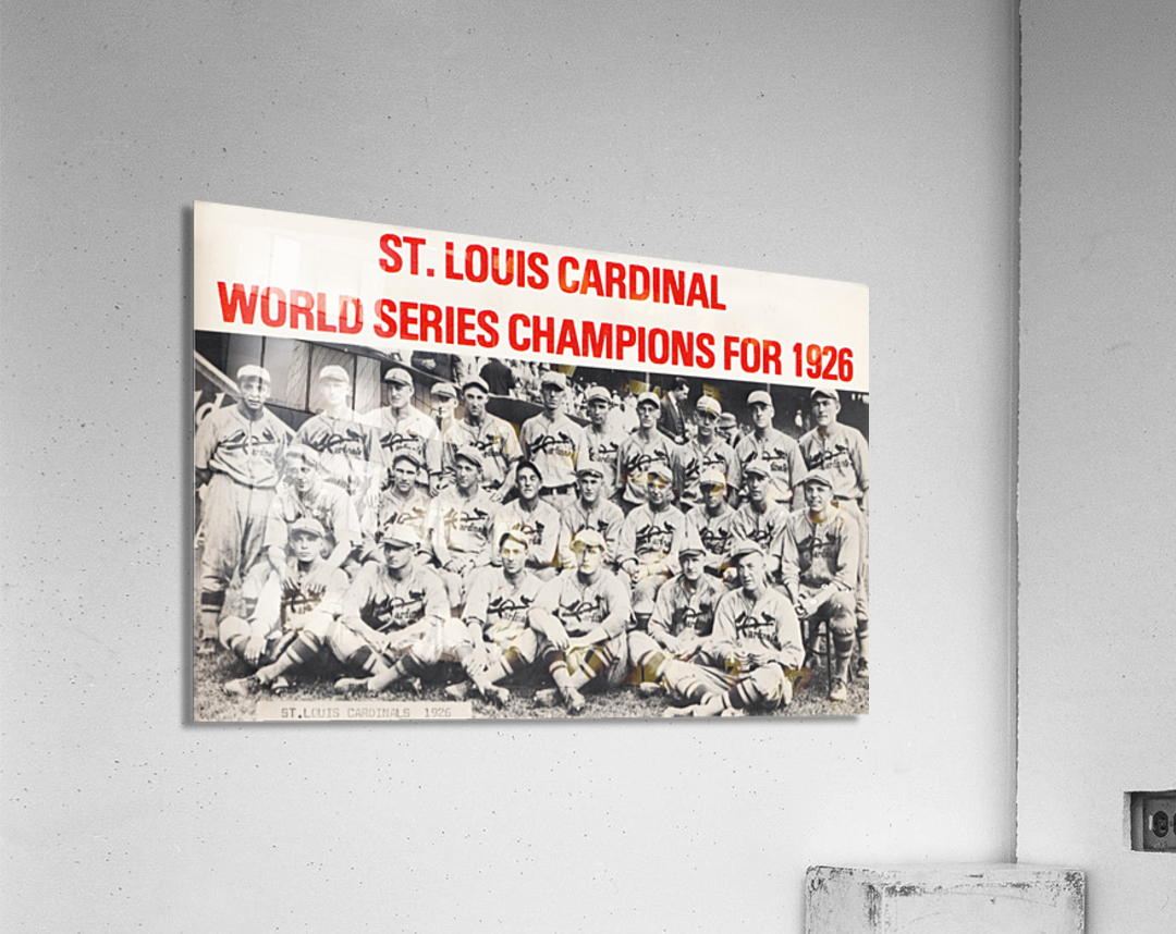 St. Louis Cardinals 1926 World Series Program T-Shirt by Big 88 Artworks -  Pixels