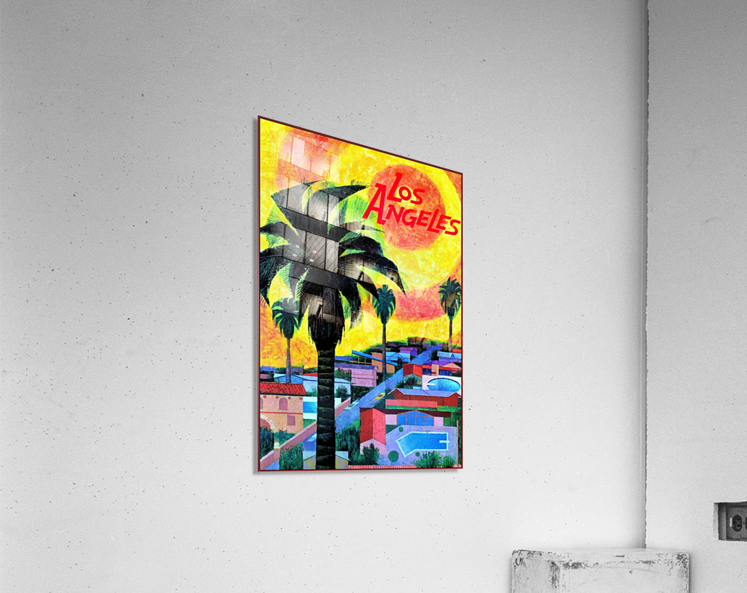 Vintage Los Angeles Travel Poster - VINTAGE POSTER Vintage Los Angeles Travel Poster - VINTAGE POSTER