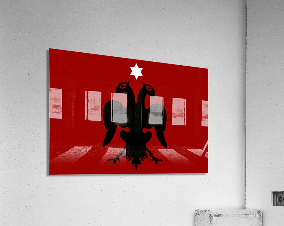 Albania Historical Flag 3X5FT Albanian Provisional Government crown Banner