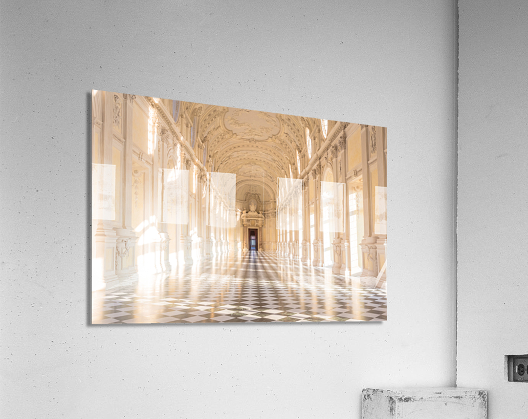 Venaria Reale, Italy - luxury interior old royal palace. Gallery