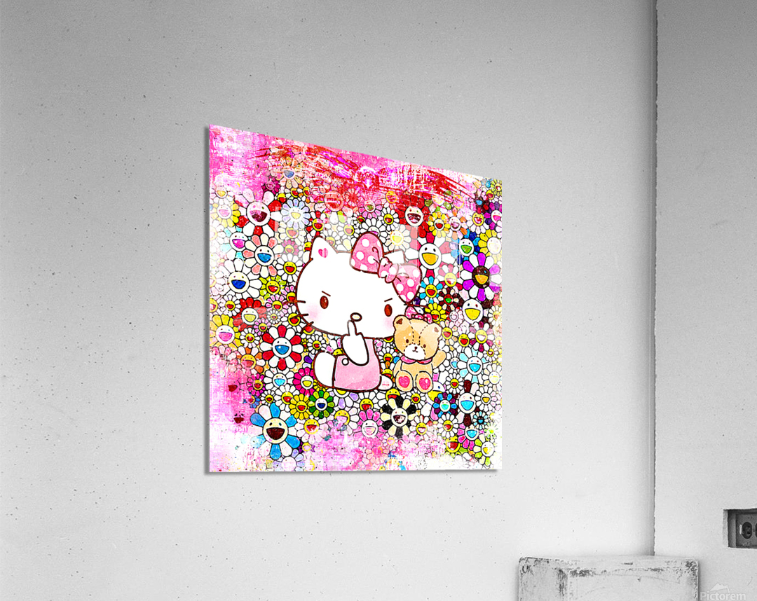 Hello Kitty 5 Panel Canvas Print Wall Art