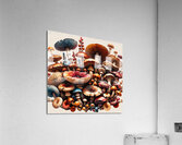 ai artist debra amerson plant artistry mixed mush  Acrylic Print