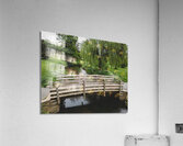Cedar Creek West Bridge Aerial  Acrylic Print