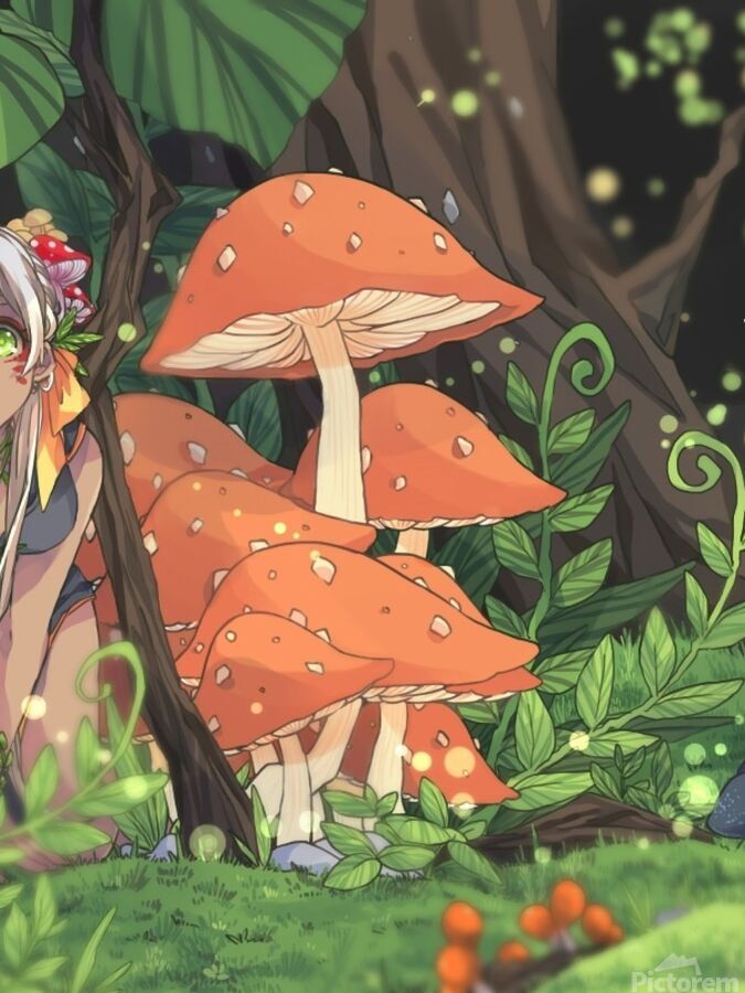 Dtiys Mushroom anime girl by akmiew on DeviantArt