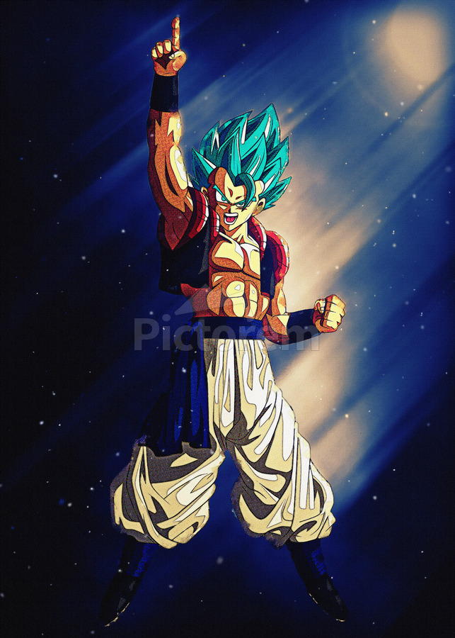 Gogeta super Saiyajin Blue fase 3 in 2023