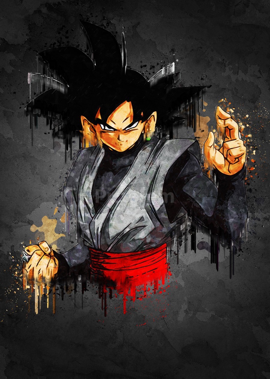 Goku Black Drawing  Dragon ball painting, Dragon ball art, Dragon ball  artwork