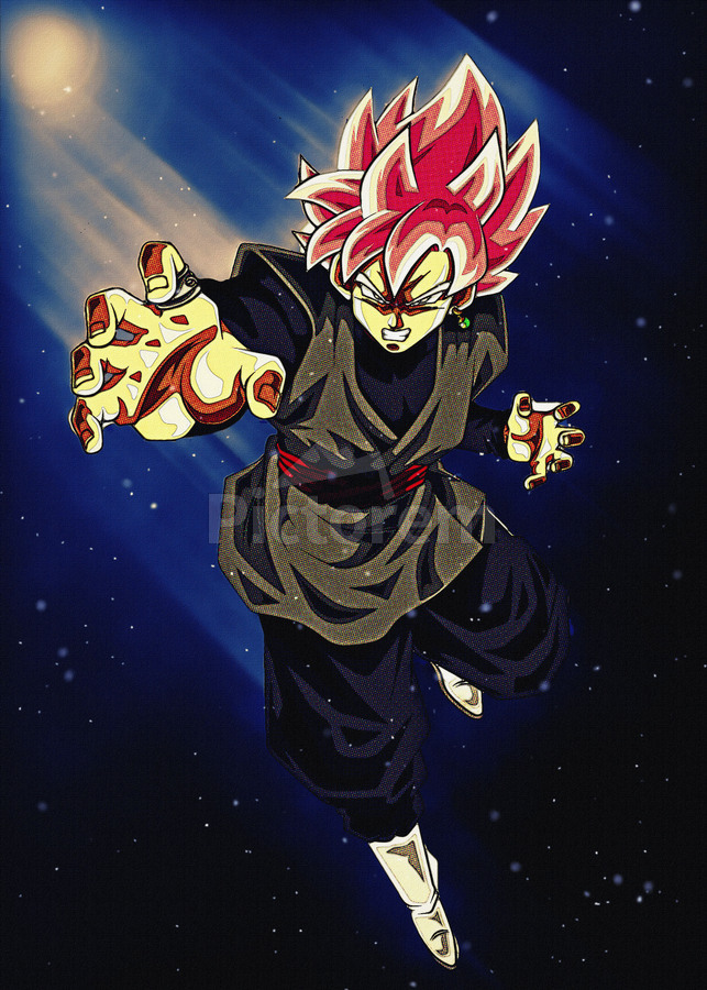 Goku Black Split Print 