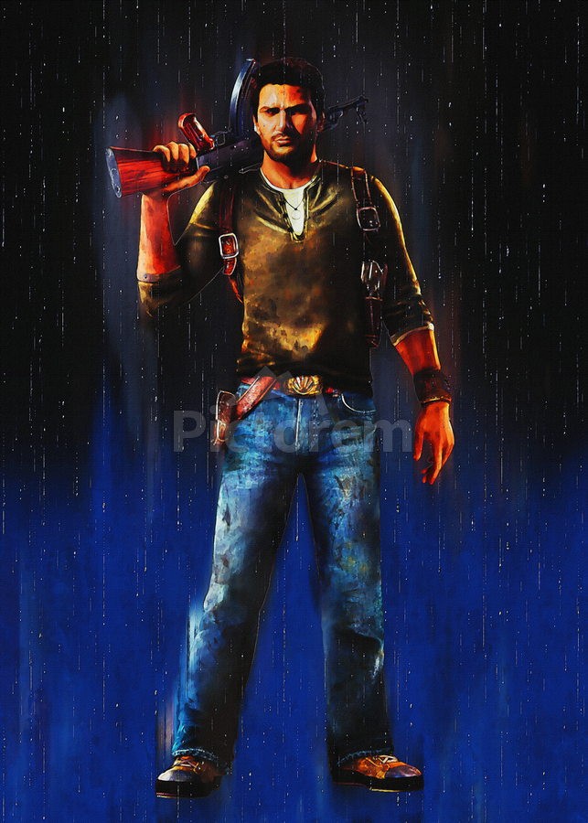 Nathan Drake Painting - Gunawan Rb