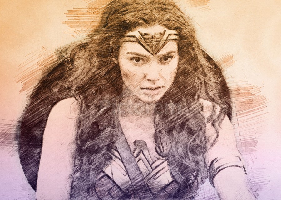 Wonder Woman Sketch  Whats Available  Steg Art  Comic Book Artist in  Middleton