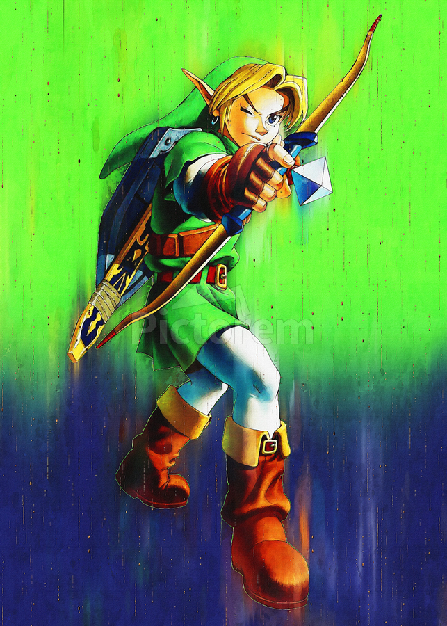 Legend of Zelda Link To The Past Cartoon Art Graph Jigsaw Puzzle by Ramy  Atla - Fine Art America