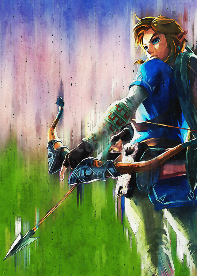 Loz Botw Totk Link Zelda Poster Art Print 11 X 17 