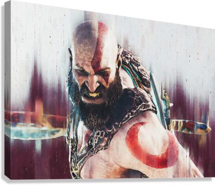 Wall art version of Kratos (edit by me) : r/GodofWar