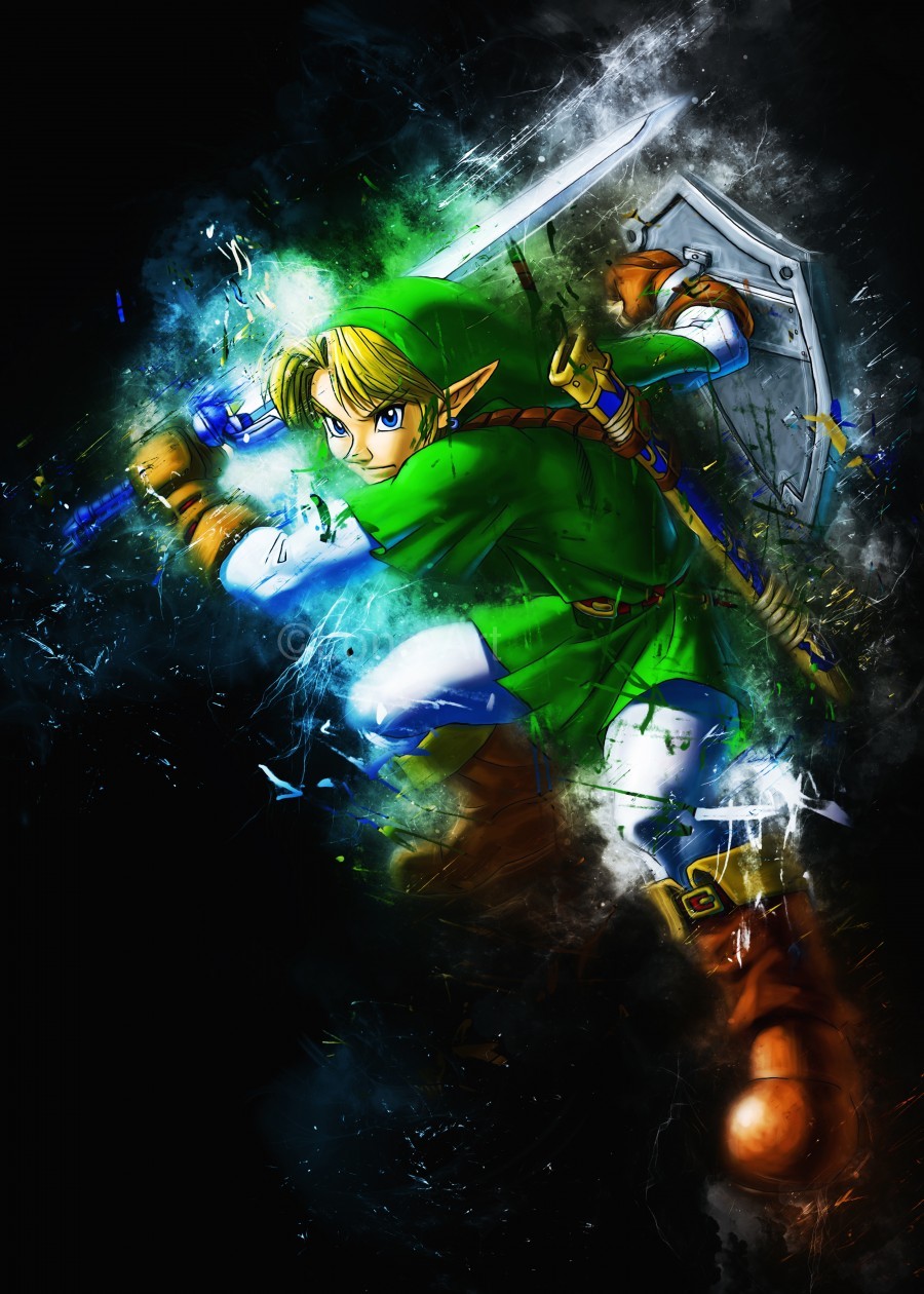 Link (The Legend of Zelda: Ocarina of Time) by VixDojoFox on