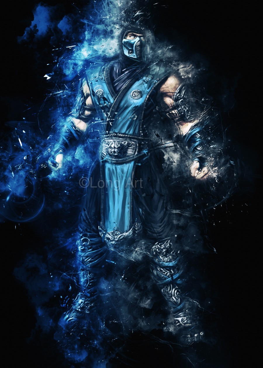 Sub Zero Mortal Kombat - Long Art