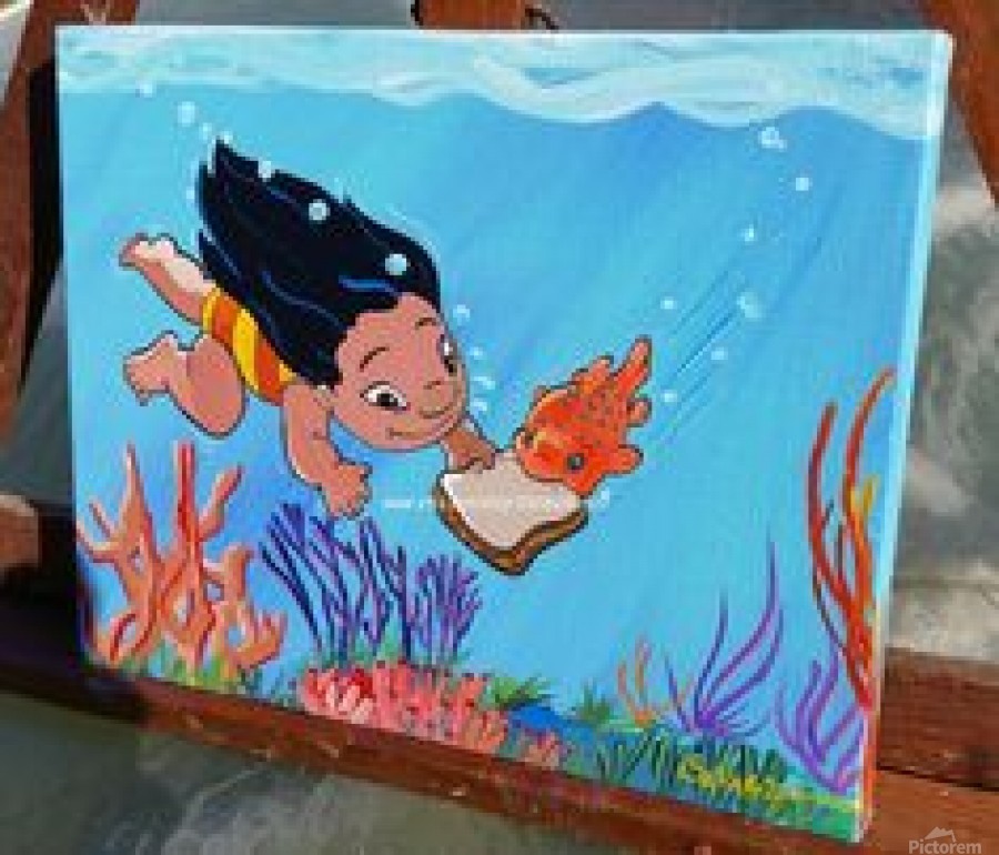 Lilo And Stitch Painting