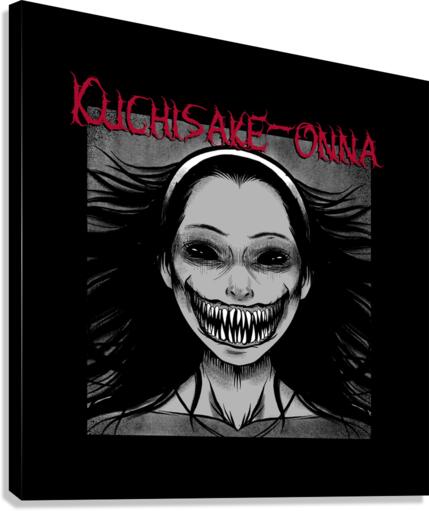 Kuchisake-onna  Impression sur toile