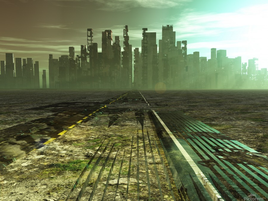Post-apocalyptic city - Bruce Rolff