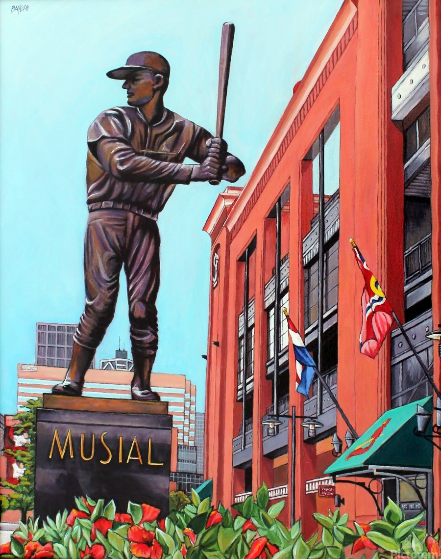 Photos at Stan Musial Statue at Busch Stadium - Downtown East
