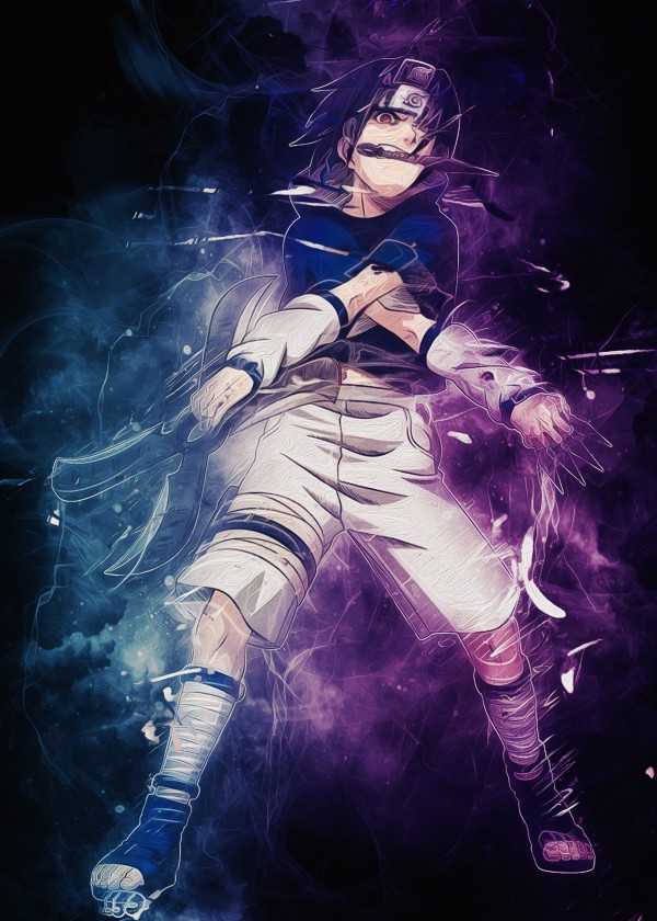 Naruto and Sasuke - Coolbits Artworks