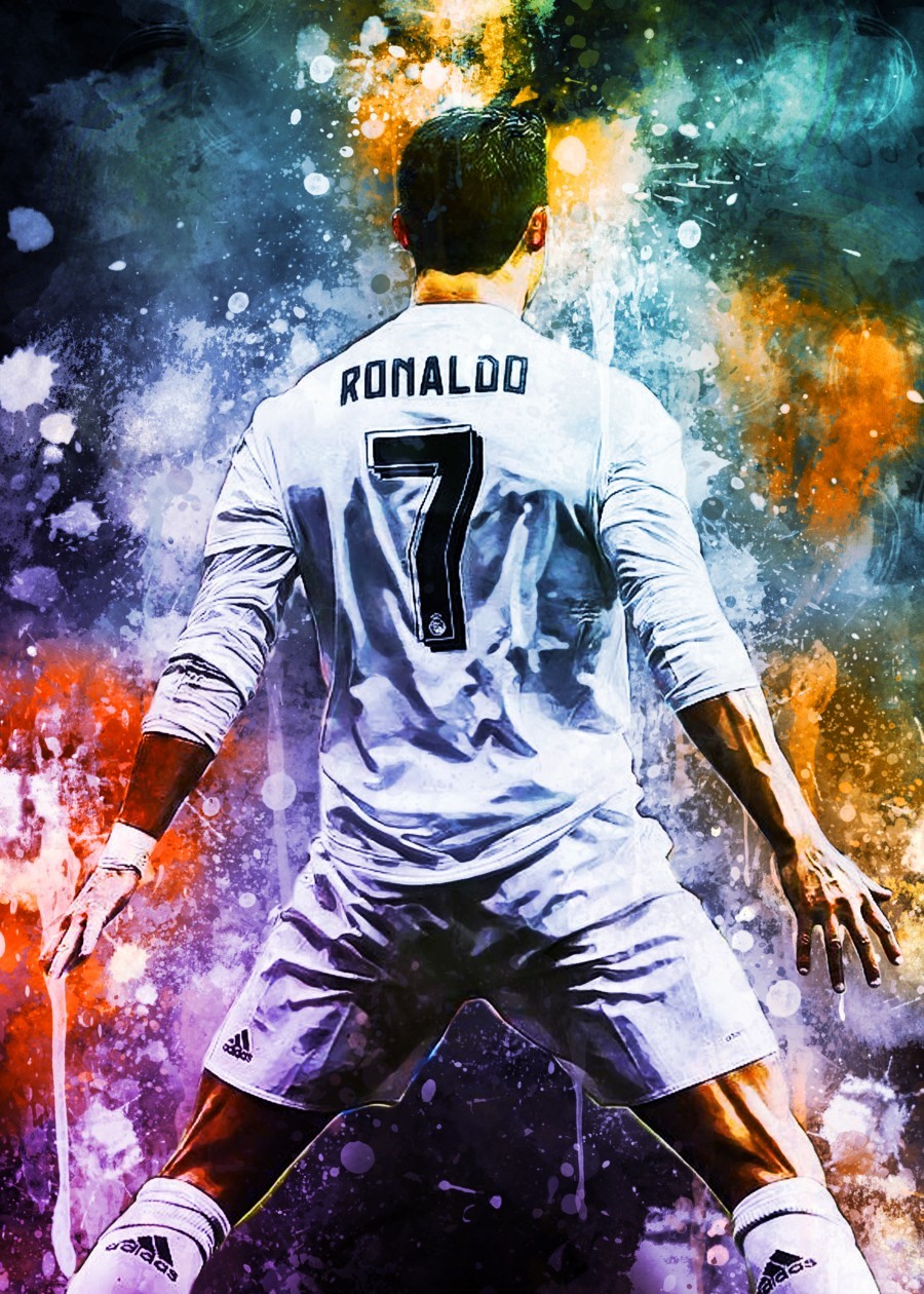 Cristiano Ronaldo - Siuuu | Art Board Print