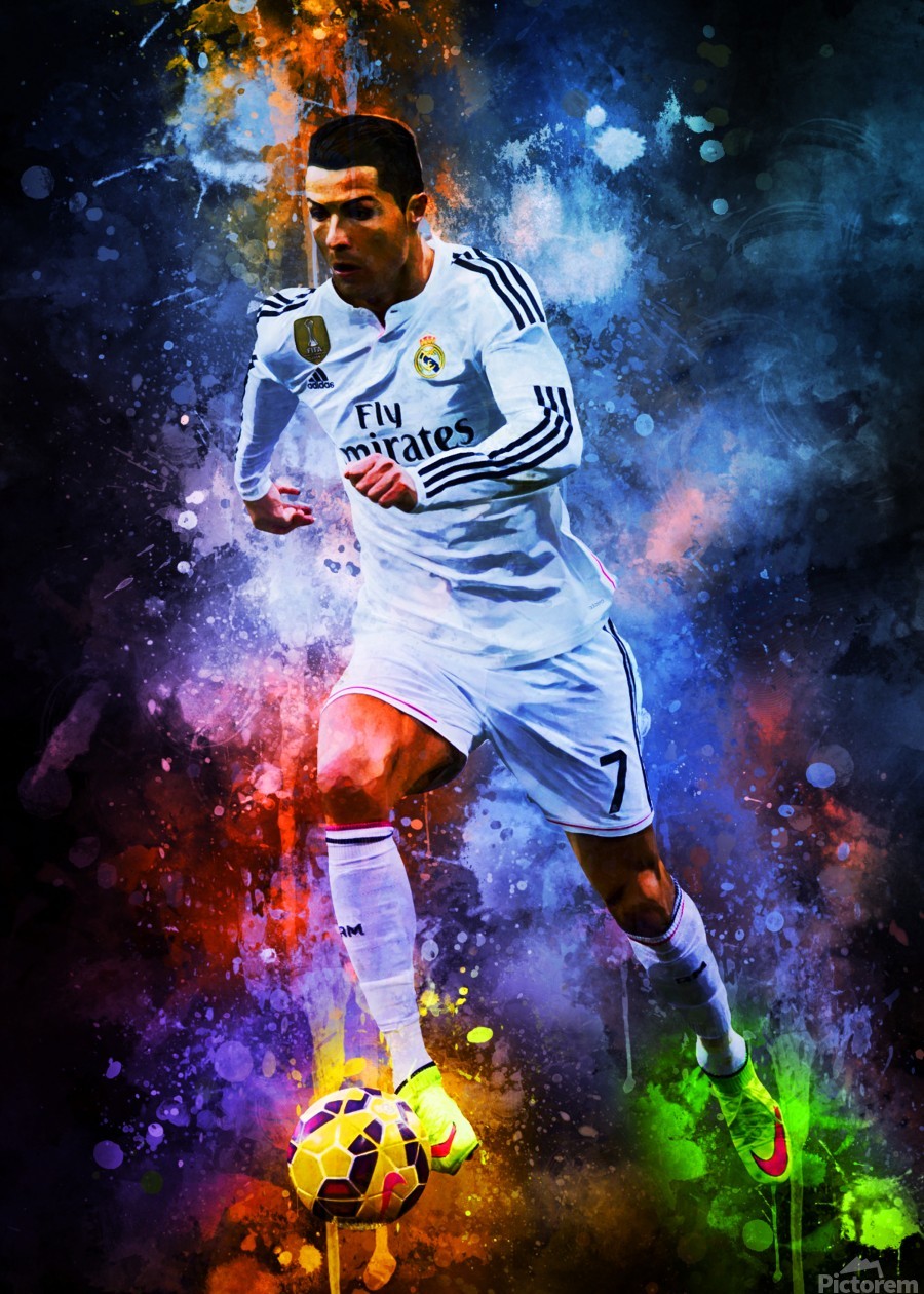 Cristiano Ronaldo - Siuuu | Art Board Print