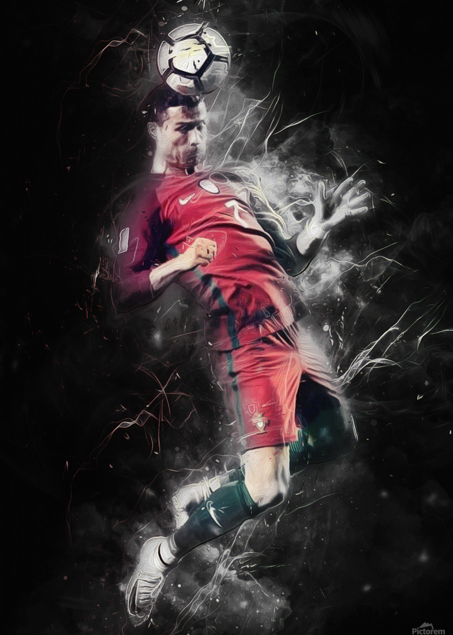 Cristiano Ronaldo - Siuuu | Art Board Print