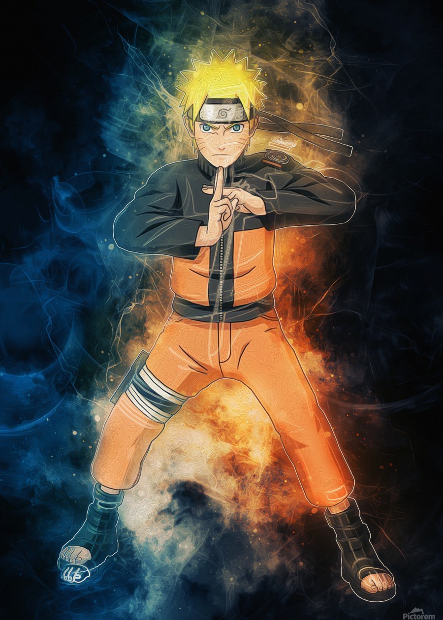 Naruto and Sasuke - Coolbits Artworks