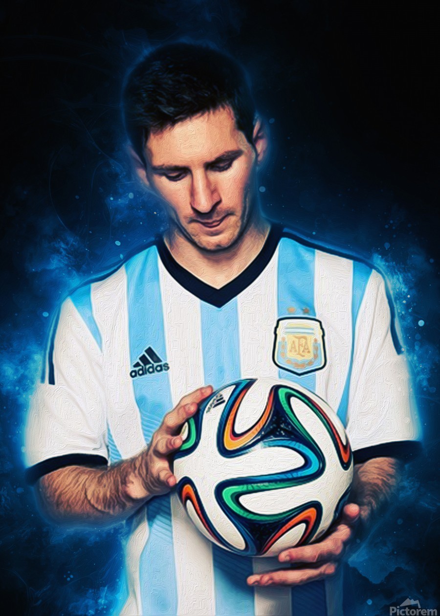 Football Players Famous Star Messi Nymar Pixel Painting Building