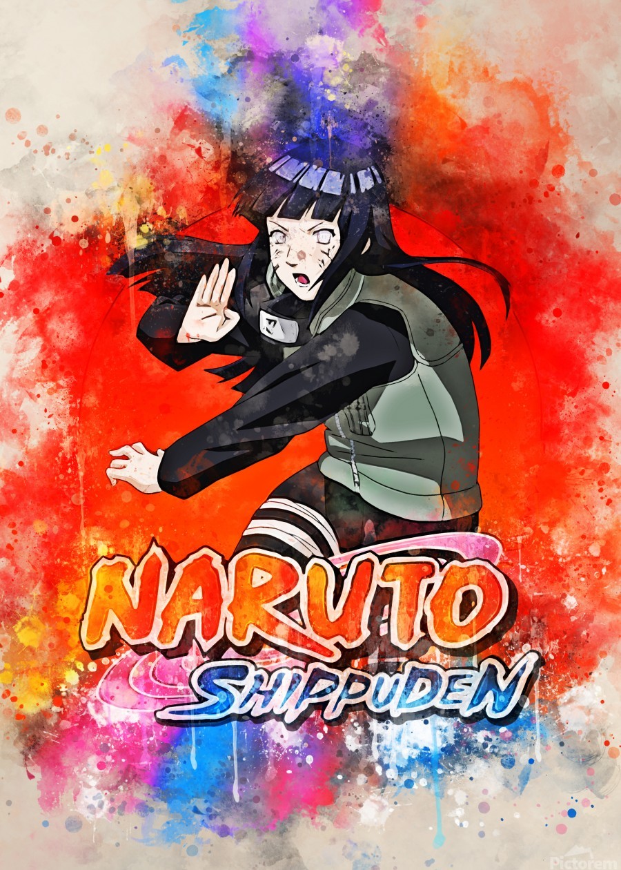 Hinata Hyuga Naruto Paint By Numbers - PBN Canvas