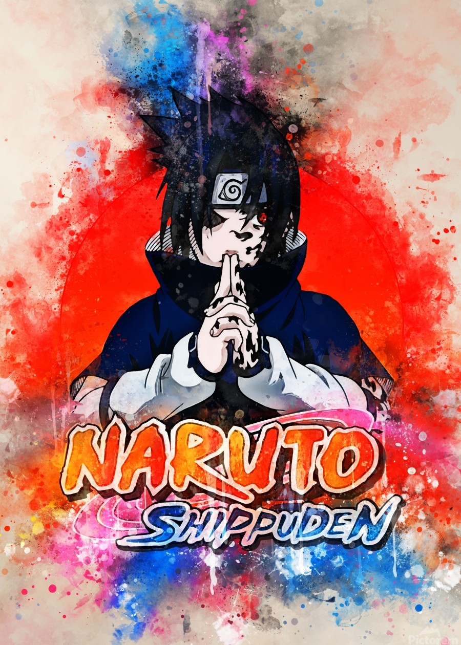 Sasuke Uchiha Poster | Exclusive Art | Naruto Shippuden | NEW | USA