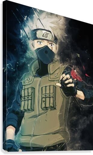 Kakashi Hatake Self Adhesive Laminated Poster, Naruto Shippuden Wallpaper, Sticker For Gaming Room