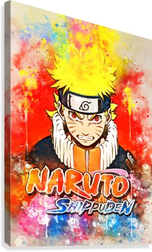 Drawings To Paint & Colour Naruto - Print Design 008