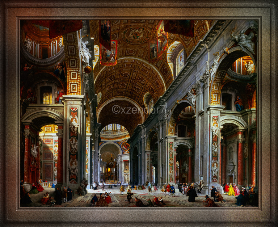 https://img.cdn-pictorem.com/uploads/collection/F/FC10PRO8PMR/900_xzendor7_Interior_of_St._Peter_s_Basilica__Rome_by_Italian_Painter_Giovanni_Paolo_Panini_-1691_-_1765-_FRAME.jpg