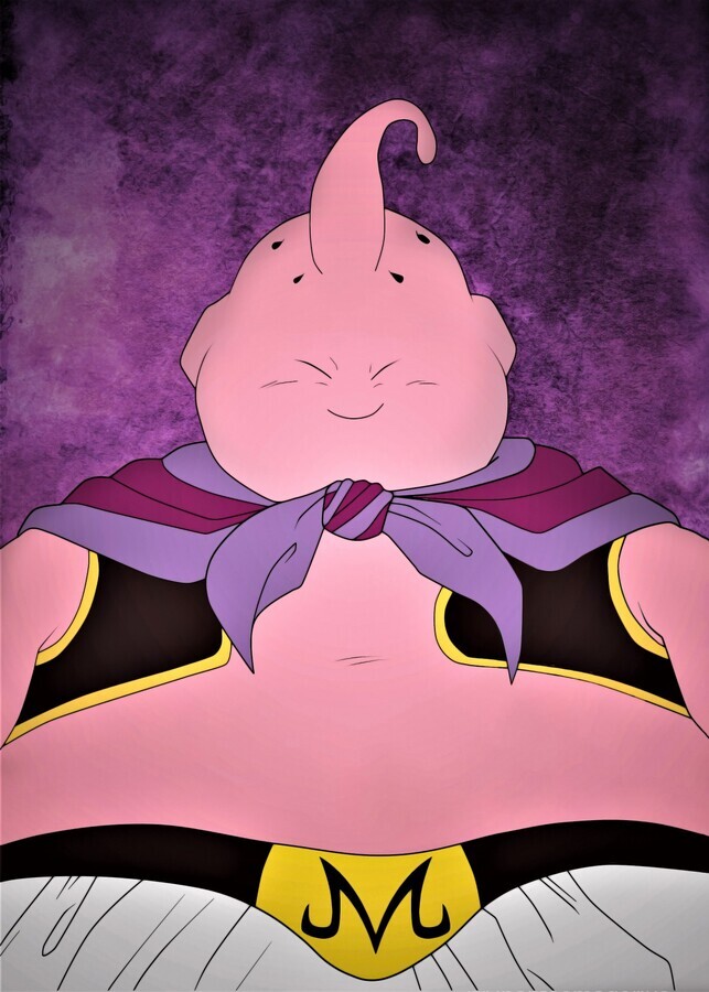 Dragon Ball Z Majin buu | Art Board Print