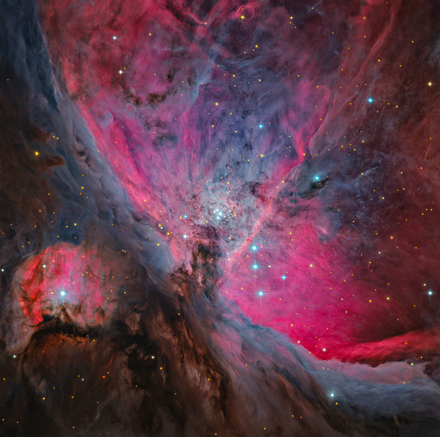 the orion nebula large scale