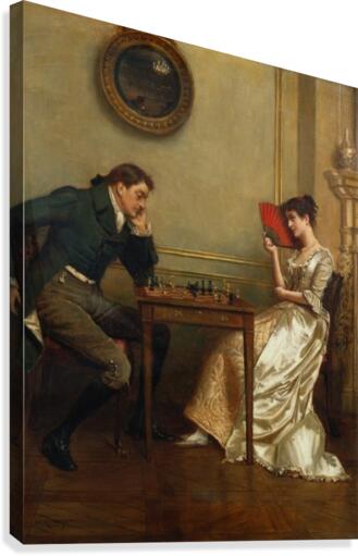 A Game of Chess  Impression sur toile