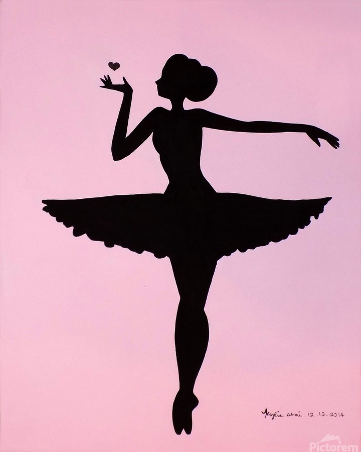 Ballerina Sillhouette (Pink - S Ulrich