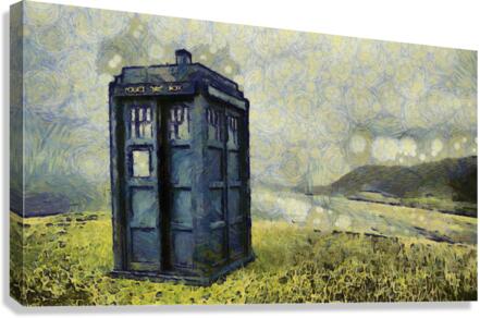 Doctor Who TARDIS artwork Vincent van Gogh The Do - Danenraven
