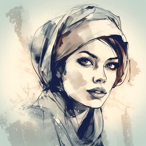 Women sketch no.9