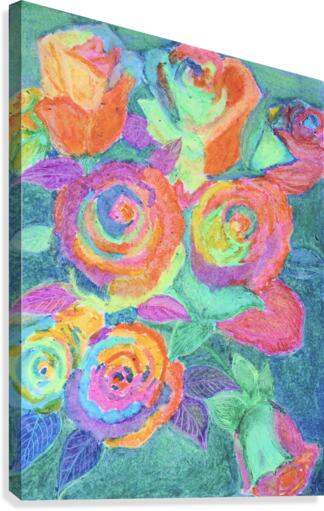 Colorful flowers  Canvas Print