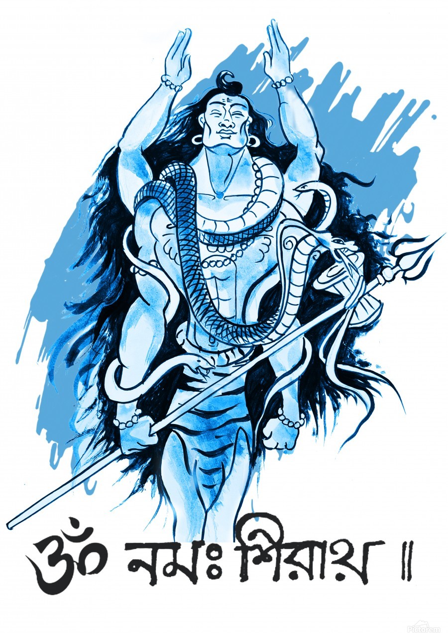 How to draw Lord Shiva | Easy drawing of lord Lord Mahadev | Step by step  Lord Shiva drawing - YouTube