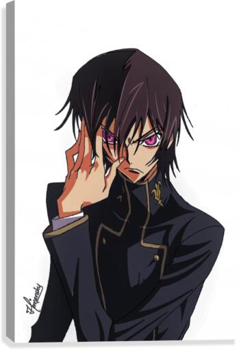 Code Geass Lelouch Lamperouge Anime Poster Canvas Art Poster And