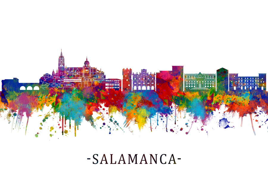 Salamanca City Spain Wall Art  Canvas frame, Love art, Wall art